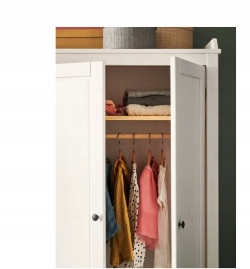 IKEA HANGA Wieszak dziecięcy, naturalny, 5 szt. zestaw - obrazek 3