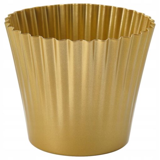 IKEA VINTERFINT Osłonka doniczki, złoty kolor, 10 cm