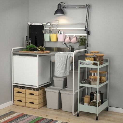 IKEA SUNNERSTA Pojemnik jasnożółty 12x11 cm - obrazek 4
