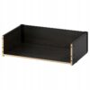 IKEA BESTA RAMA SZUFLADY CZARNY BRĄZ 60x15x40 cm