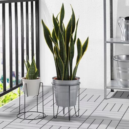IKEA SVARTPEPPAR STOJAK NA DONICZKĘ CZARNY 32 CM - obrazek 3
