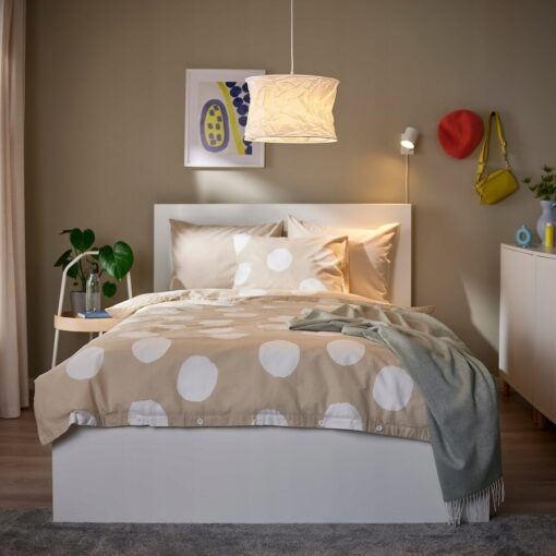 IKEA FJALLMIL KLOSZ LAMPY WISZĄCEJ BIAŁY 33 CM - obrazek 3