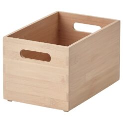 IKEA UPPDATERA POJEMNIK BAMBUSOWY Z UCHWYTAMI