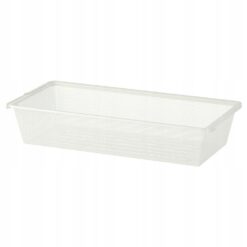 IKEA BOAXEL KOSZ KOSZYK PÓŁKA DRUCIANY 80x40x15 cm