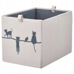 IKEA BARNDROM Pudełko, beżowy, 26x37x26 cm