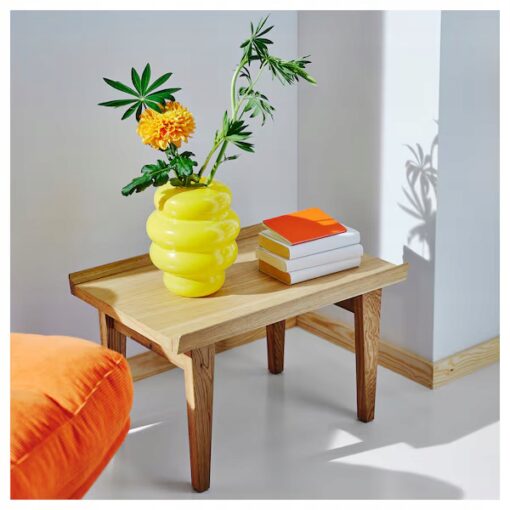 IKEA KALLARHALS Wazon,żółty, 22 cm - obrazek 2