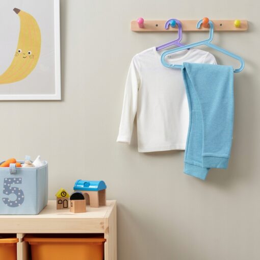 IKEA BAGIS WIESZAKI NA UBRANIA DZIECIĘCE 8 SZT - obrazek 3
