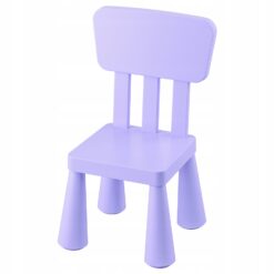 IKEA MAMMUT Krzesełko dziecięce, do wewnątrz/na zewnątrz/liliowy