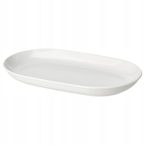 IKEA GODMIDDAG PÓŁMISEK BIAŁY 32x18 CM