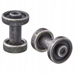 IKEA SKRUVSHULT UCHWYT MEBLOWY ANTRACYT 18mm 2 SZT
