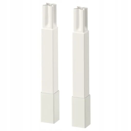 IKEA ENHET NOGA DO SZAFKI 12.5cm BIAŁY 2 SZTUKI