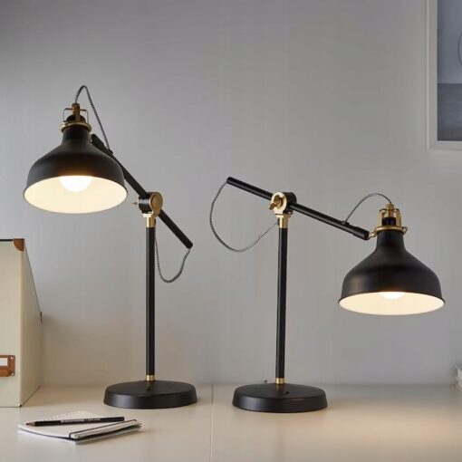 IKEA RANARP LAMPA LAMPKA BIURKOWA CZARNY - obrazek 2