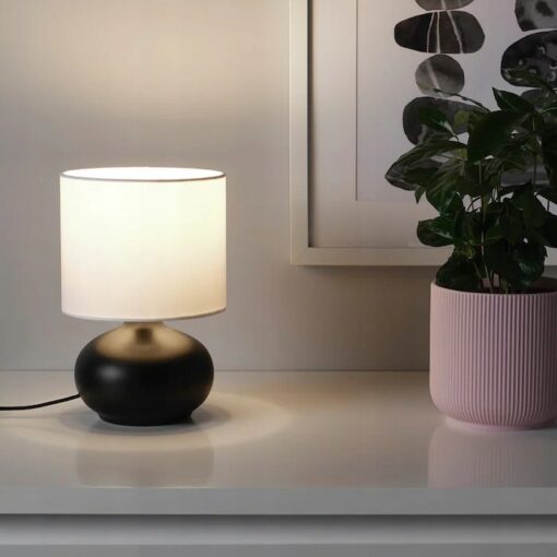LAMPA STOŁOWA TVARFOT CZARNA / BIAŁA - obrazek 2