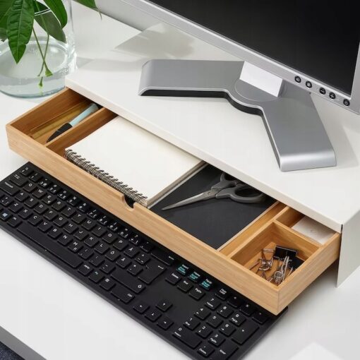 IKEA ELLOVEN PODSTAWKA POD MONITOR Z SZUFLADĄ - obrazek 3