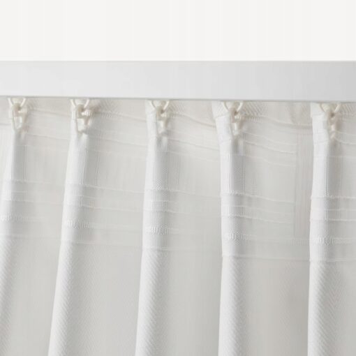 IKEA TIBAST ZASŁONA BIAŁY 145X300 2SZT - obrazek 4
