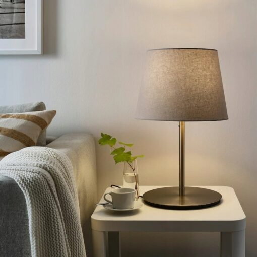 IKEA SKOTTORP KLOSZ LAMPY SZARY 33 cm - obrazek 2