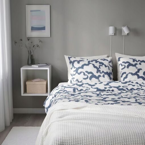 IKEA EKPURPURMAL KOMPLET POŚCIELI W CHMURY 150x200 - obrazek 4
