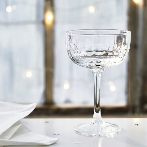 IKEA FROJDA Puchar do szampana, szkło bezbarwne, 20 cl - obrazek 2
