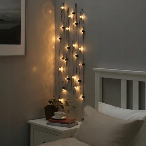 LAMPKI GIRLANDA LED WISZĄCA IKEA BLOTSNO LED 11 M - obrazek 6