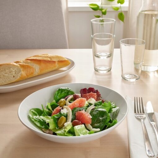 IKEA GODMIDDAG SERWIS OBIADOWY KOMPLET TALERZY BIAŁY 18 SZT. - obrazek 5