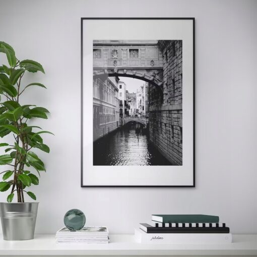 IKEA LOMVIKEN RAMKA NA OBRAZ CZARNA 61x91 CM - obrazek 2