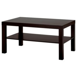 IKEA LACK STOLIK KAWOWY ŁAWA CZARNOBRĄZ 90x55 cm