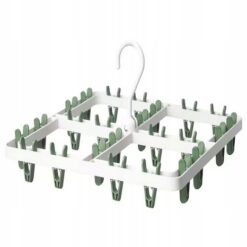 IKEA SLIBB Suszarka wisząca 24 klamerki, zielony