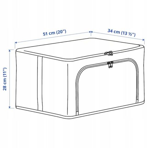 IKEA HEMMAFIXARE POJEMNIK NA UBRANIA POŚCIEL 34x51 - obrazek 6