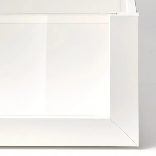 SZUFLADA ZE SZKLANYM FRONTEM BIAŁA 100x58 cm - obrazek 3