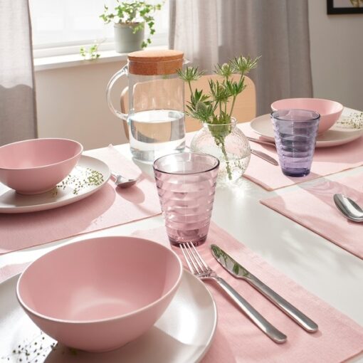 IKEA GLASMAL SZKLANKA RÓŻNE KOLORY 340ml/ 4SZT - obrazek 3