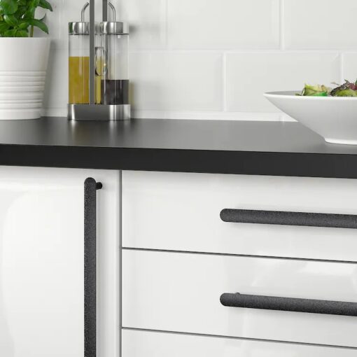 IKEA NYDALA UCHWYT MEBLOWY CZARNY 34.6cm 2 SZTUKI - obrazek 2