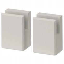 IKEA LERHYTTAN NOGA DO COKOŁU 8 cm SZARY 2 SZT