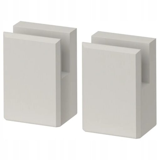 IKEA LERHYTTAN NOGA DO COKOŁU 8 cm SZARY 2 SZT