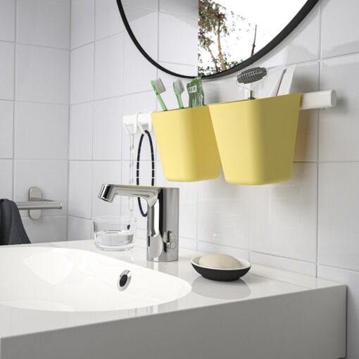 IKEA SUNNERSTA Pojemnik jasnożółty 12x11 cm - obrazek 2