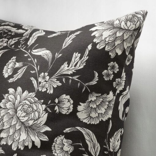 IKEA IDALINNEA POSZEWKA PODUSZKI ANTRACYT 50x50 CM - obrazek 3
