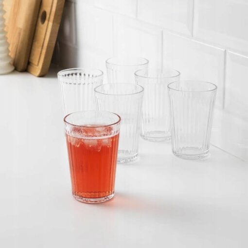 SZKLANKA ZESTAW SZKLANEK 6 SZTUK SZKŁO 310 ML - obrazek 3
