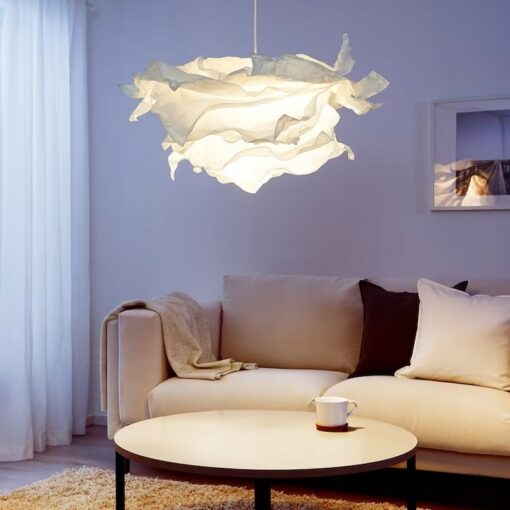 IKEA KRUSNING KLOSZ LAMPY WISZĄCEJ BIAŁY 85 CM - obrazek 3