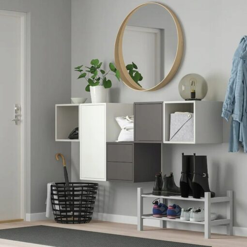 IKEA EKET SZAFKA Z DRZWIAMI I PÓŁKĄ BIAŁA 35x35x70 - obrazek 2