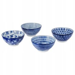 MISKA ENTUSIASM PORCELANA ZESTAW MISEK 4 SZT. 12CM