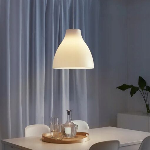 IKEA MELODI LAMPA WISZĄCA BIAŁA 38 cm - obrazek 2