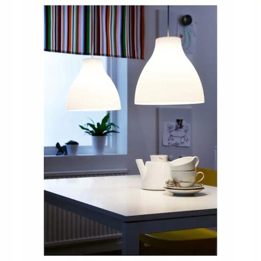 IKEA MELODI LAMPA WISZĄCA BIAŁA 38 cm - obrazek 3