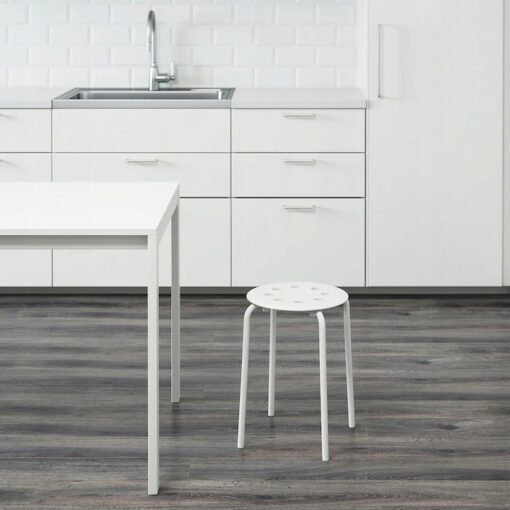 STOŁEK TABORET IKEA MARIUS KRZESŁO KUCHENNE 45 CM - obrazek 2