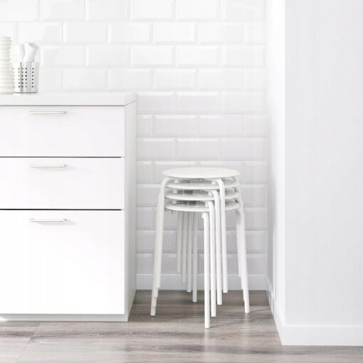 STOŁEK TABORET IKEA MARIUS KRZESŁO KUCHENNE 45 CM - obrazek 3