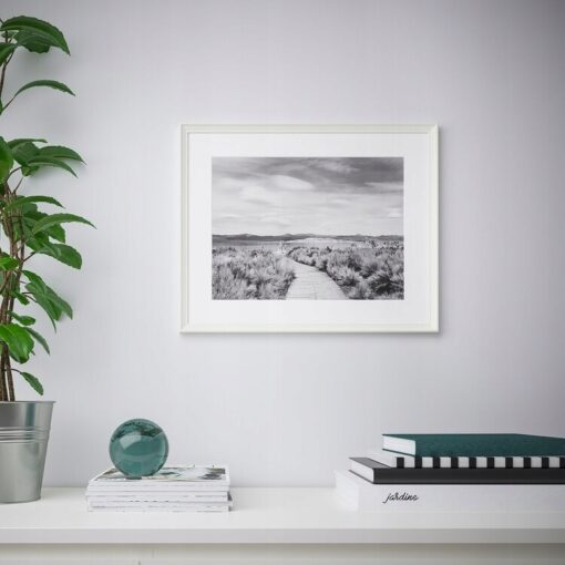 IKEA KNOPPANG RAMKA BIAŁA 50x70 CM - obrazek 2