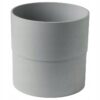 IKEA NYPON OSŁONKA DONICZKI SZARA 24 CM