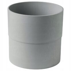IKEA NYPON OSŁONKA DONICZKI SZARA 24 CM