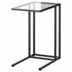 IKEA VITTSJO STOLIK POD LAPTOPA CZARNOBRĄZ 35x65CM