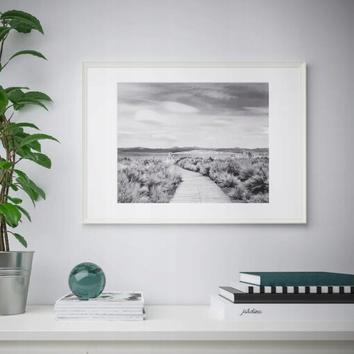 IKEA KNOPPANG RAMKA BIAŁA 50x70 CM - obrazek 3
