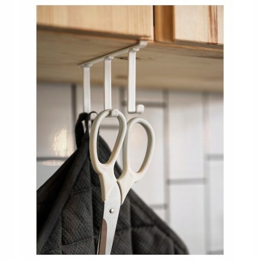 IKEA PALYCKE WIESZAK NA ZATRZASK BIAŁY 12 CM - obrazek 3
