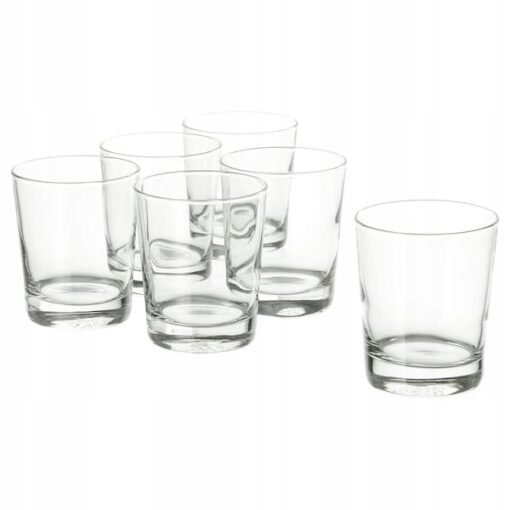 IKEA GODIS SZKLANKI DO NAPOJÓW 400ml/ 6SZT